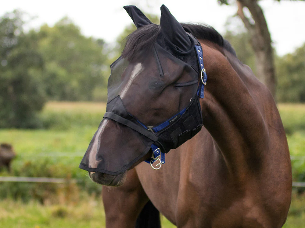 Bonnet anti mouche avec clapet de nez détachable QHP