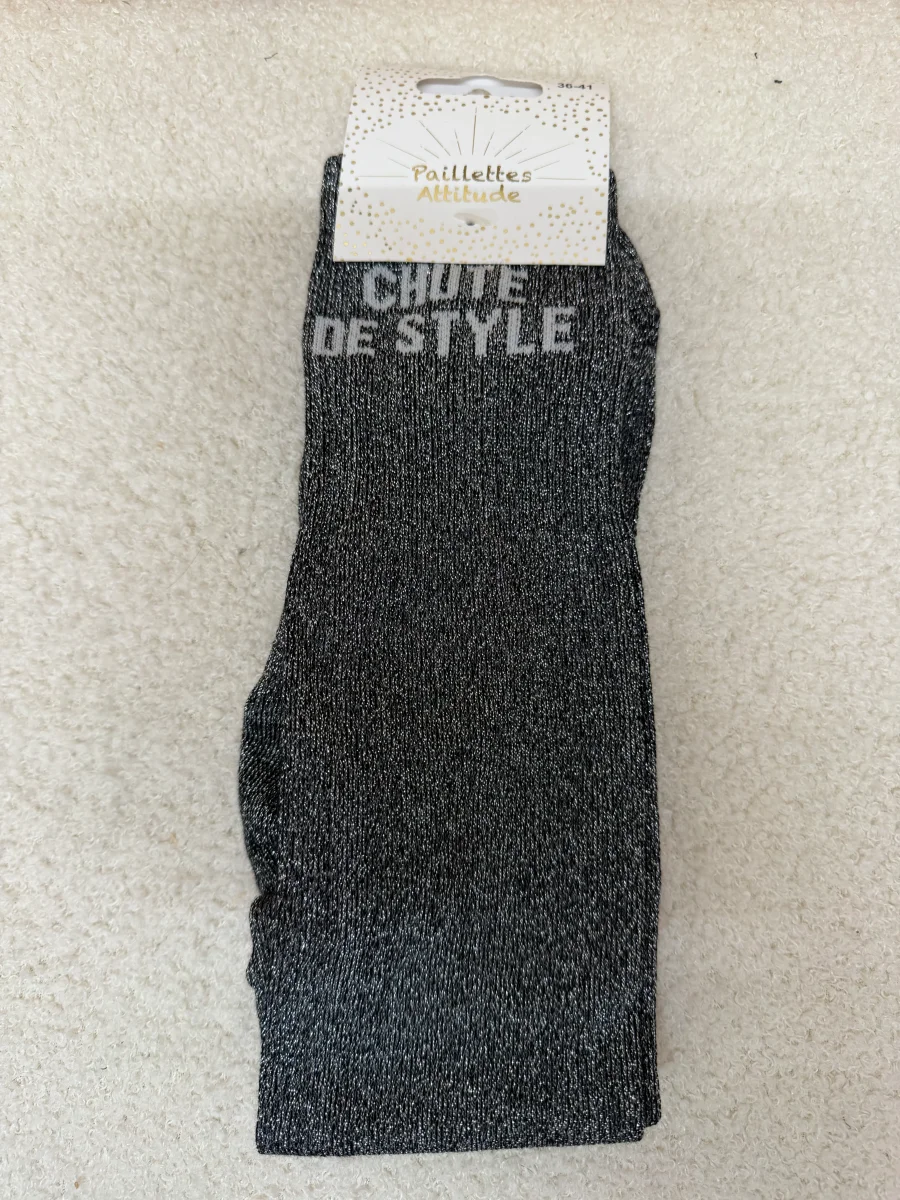 Chaussettes Paillettes "Chute de Style"