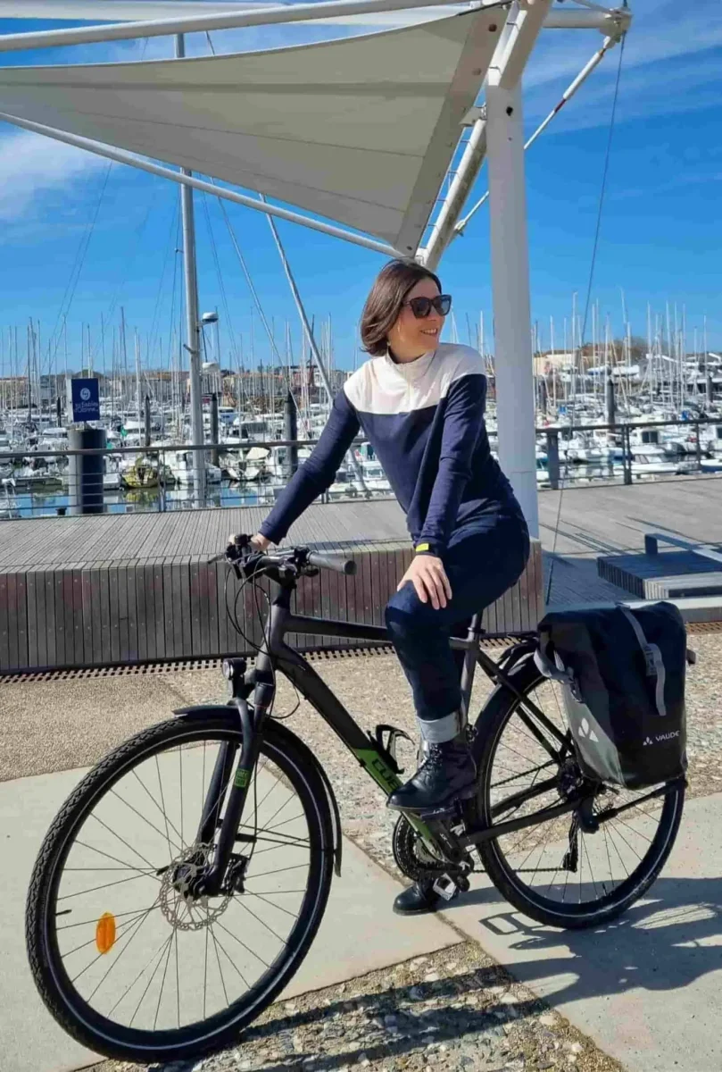 Polo Femme en Lin Manches Longues | Daily Bike – Image 3