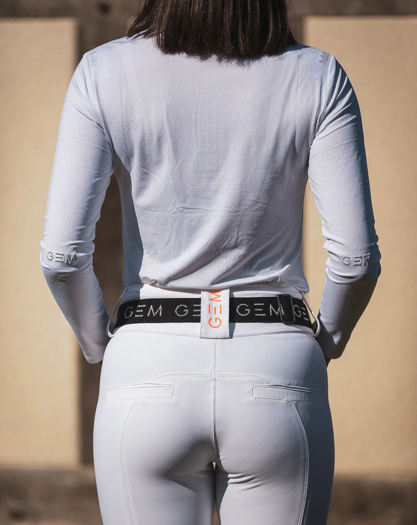 Pantalon GEM "Dorado" - blanc – Image 2